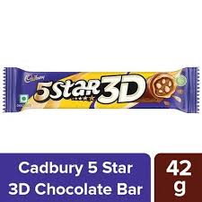 Cadbury 5 Star 3D Chocolate Bar-42 gm
