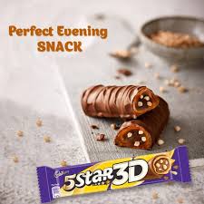 Cadbury 5 Star 3D Chocolate Bar-22 gm