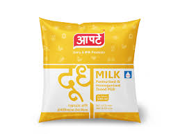 Apte Doodh Milk Yellow Pouch - 500 ml
