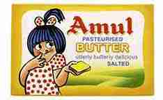Amul Pasteurised Butter(Maska) - 100 gm