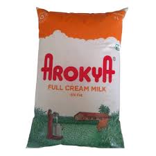 Arokya Full Cream Milk Pouch - 500 ml