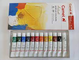 Camel Artist Acrylic Colours - 12 Shades