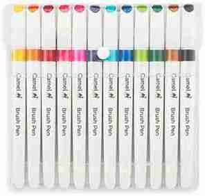 Camel Brush Pens 12 Shades