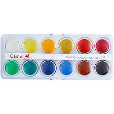 Camel Water Colour Cakes - 12 Shades