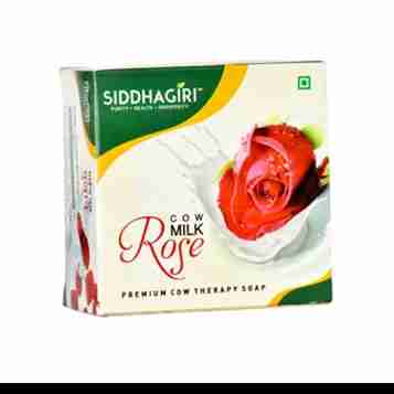 Cow Milk Rose Soap Siddhagiri Naturals -125 g