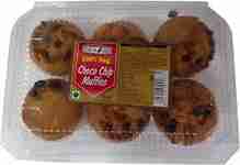 Denish Eggless Chocolate Muffins (6 Pcs)
