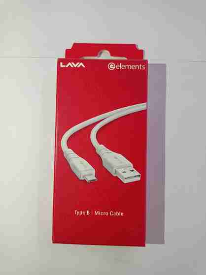 Lava Micro USB Type-B Cable White