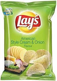 Lays Style Cream & Onion Chips - 24 gm