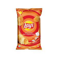 Lays Hot N Sweet Chilli Potato Chips -