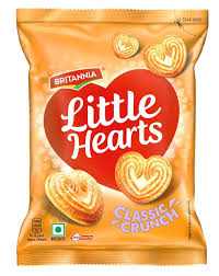 Britannia Little Hearts Biscuits - 26 