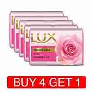 Lux Rose Soap Buy 4 Get 1 Free-5x100 gm