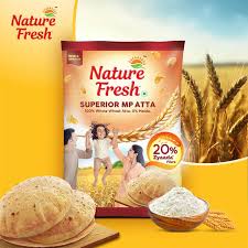 Nature Fresh MP Chakki Atta Pouch-5 Kg