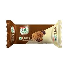 Britania Nutrichoic Oats Choc Almond Bisc-75g