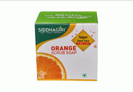 Orange Scrub Soap Siddhagiri Naturals -225 gm