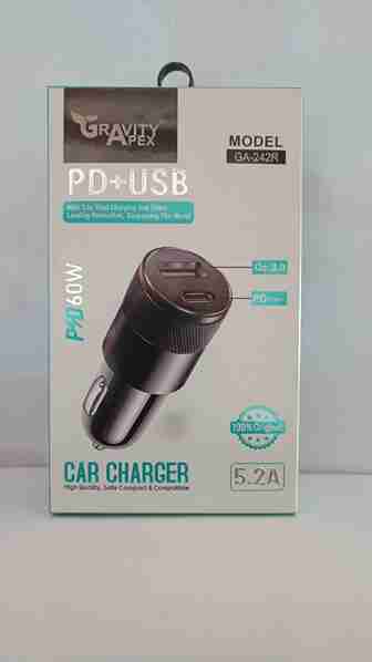 Gravity Apex PD+USB Car Charger