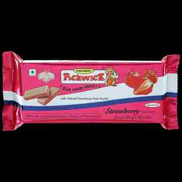 Pickwick Strawberry Wafer Biscuits-100 gm