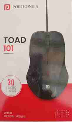Portronics Toad Wired Optical Black Mo