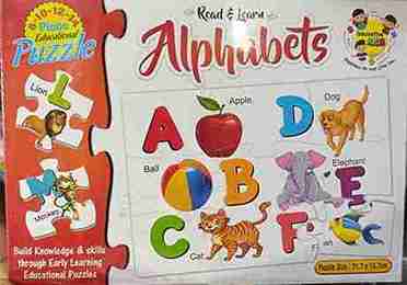 Educational Puzzle Aphabets Toys 21.7 X 14.7 