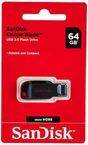 SanDisk Cruzer Blade Flash Drive 64 GB