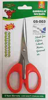 Plastic GORILLA SCISSOR GS 16 - MM 140 (RED)