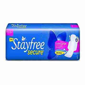 Stayfree Secure Cotton Regular With Wings 6 U