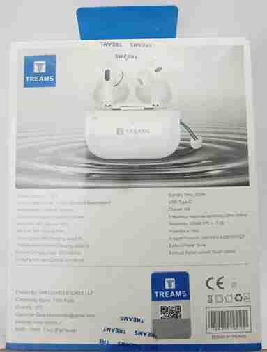 Treams Bluetooth Earbuds White