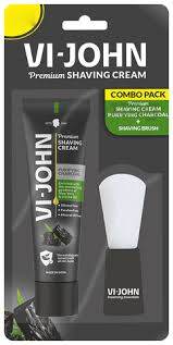 Vi-John Shaving Cream Charcol + Shavin